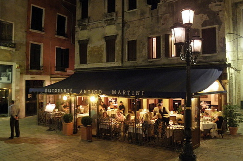 Antica Martini dinner in Venice