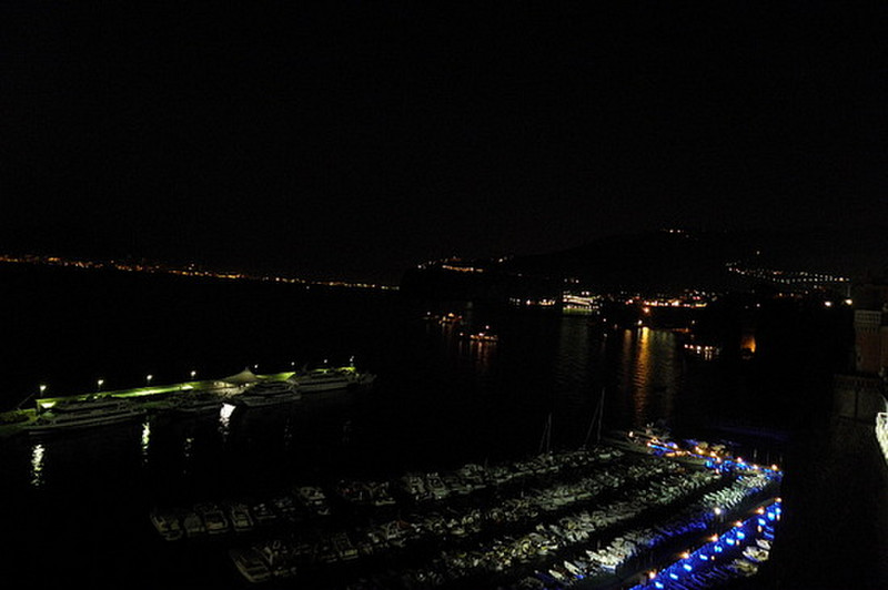 Naples at night ... from Sorrento