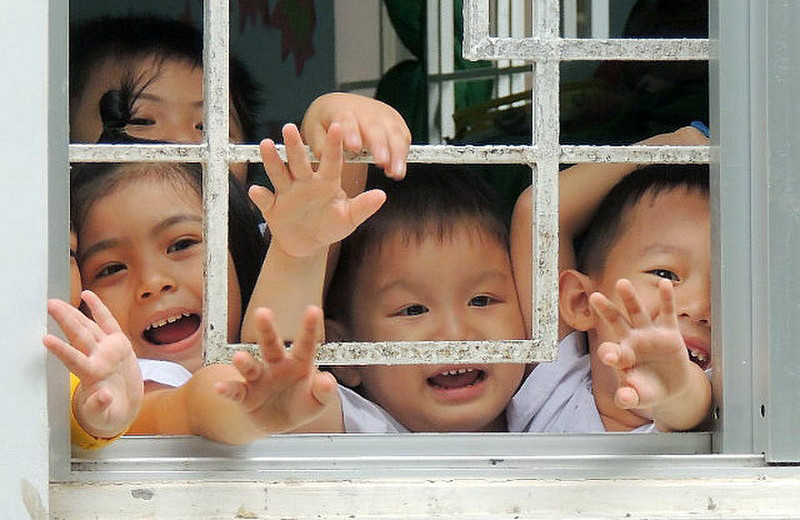 Khai Sung school kindergardeners