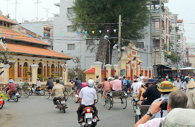 Cyclo tour of Chau Doc