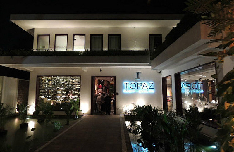 Topaz restaurant for dinner