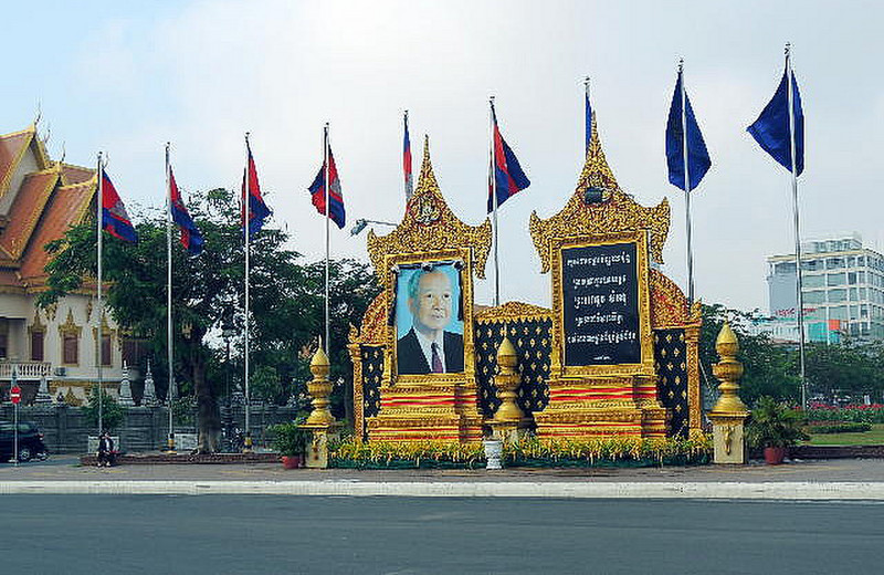 Mourning the loss the King Sihanouk