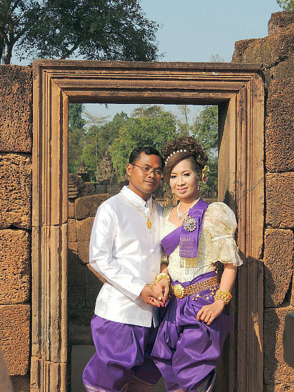 Wedding at Banteay Srei
