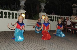 Laotian dancers at final night banquet