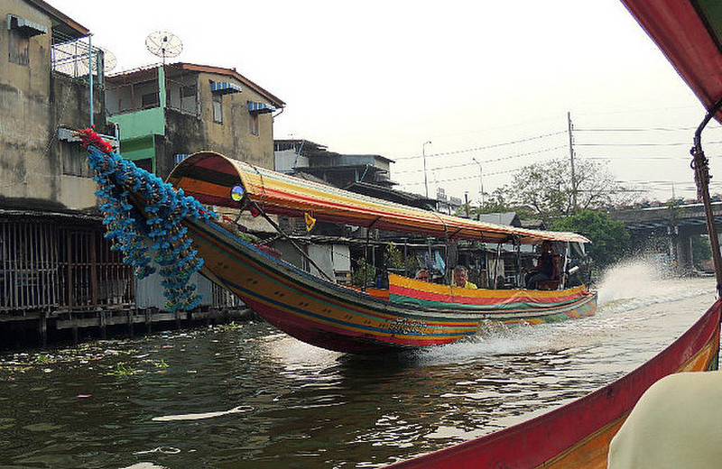 Longboat in Bangkok canals