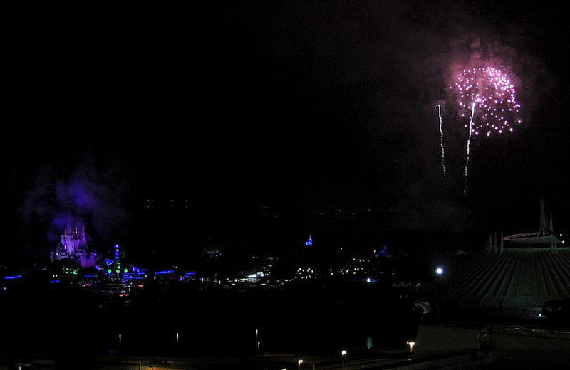 Magic Kingdom Fireworks from Contemporary Resort