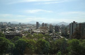Santiago city view