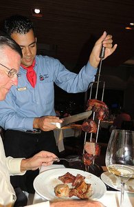 Fogo waiters and their skewers