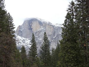 View from our room: Half Dome