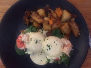 Lobster Benedict, Bayside American Cafe