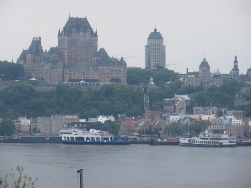 The iconic buildings of Quebec City
