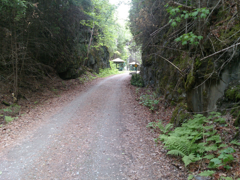Route  vert near Lac Temiscuoata
