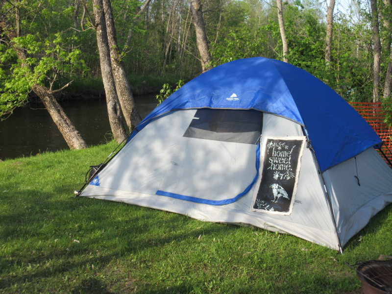 Campsite on the  Birch River