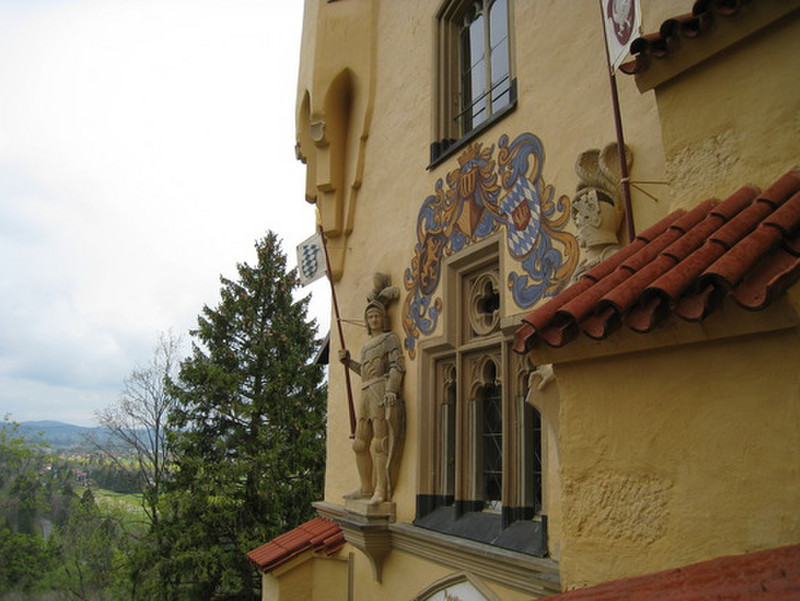 Window detail at Hohenschwangau