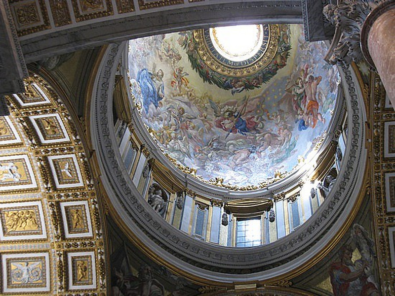 A cupola in the Basilica