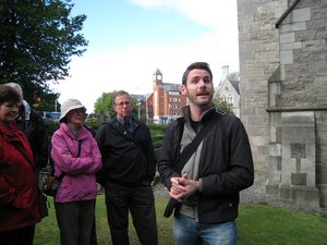 Local guide Edward at Christ Church Cathedral