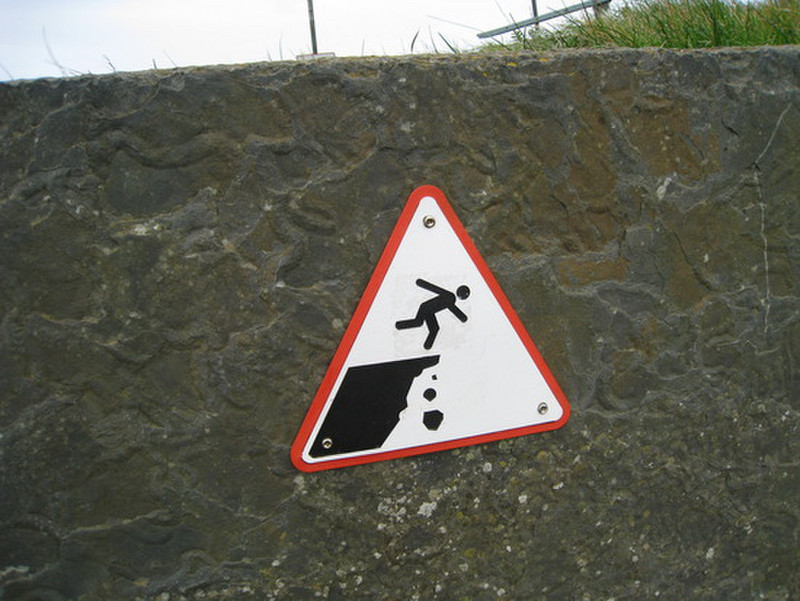 Don&#39;t fall off!