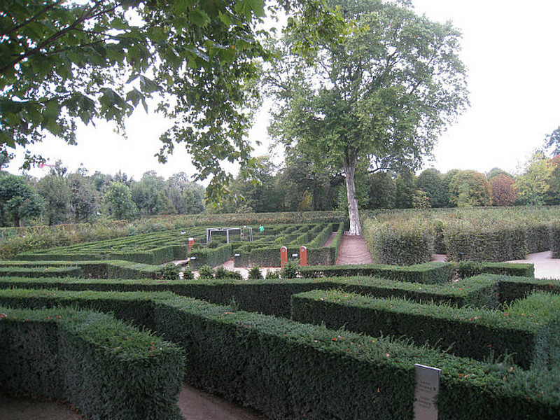 The maze and labyrinth at Schoenbrunn