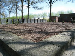 Mass grave at the German cemetery