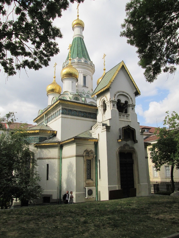 Back side of the Russian church