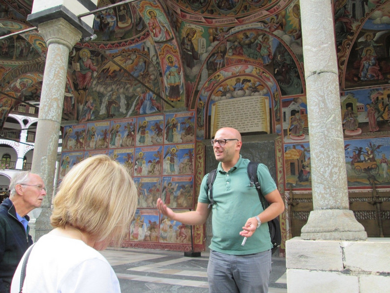 Stefan talks about the frescos