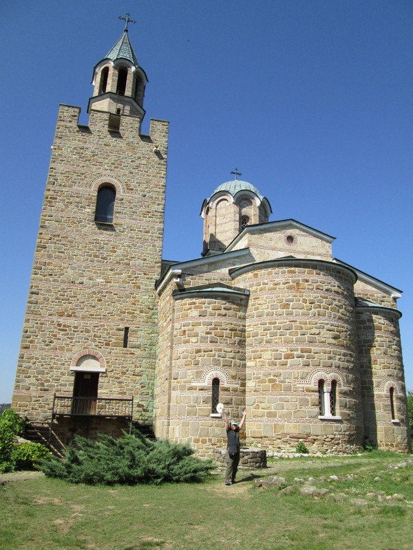 The church at Tsarevets Fortress