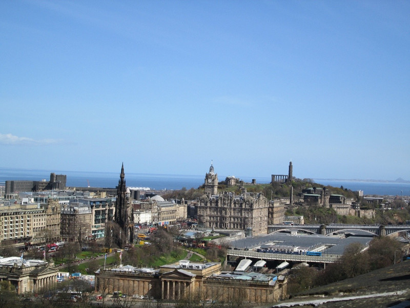 The Scott Monument and Calton Hill