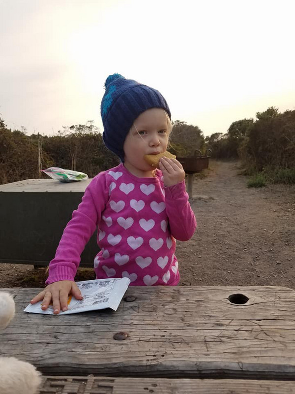 Enjoying the Hiking Cookie