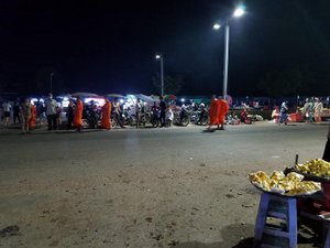 Monks at Night Market