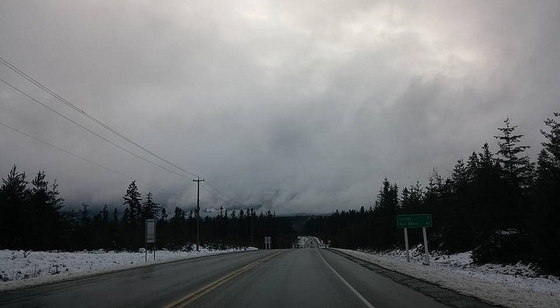 Ominous Clouds as we Head West