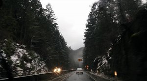Beautiful Snowy Gorge