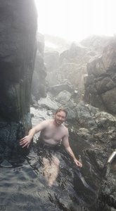 Chris in a Deeper Pool- Hot Springs Cove