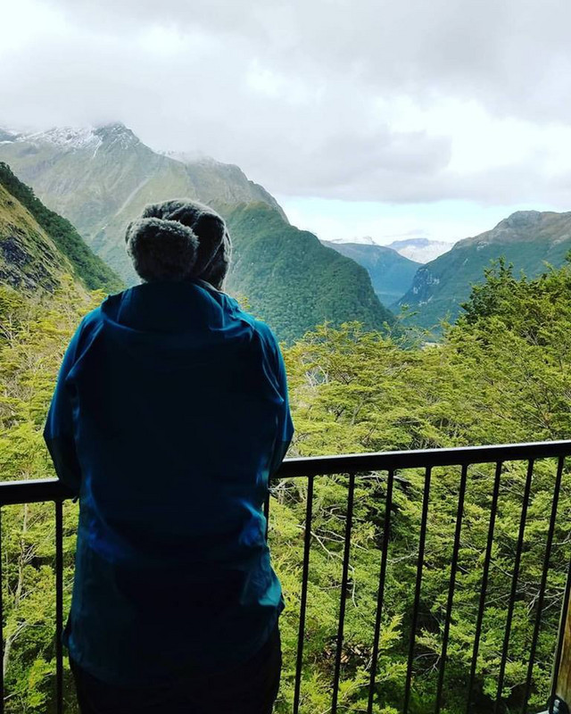 View from the Porch of Routeburn Falls Hut