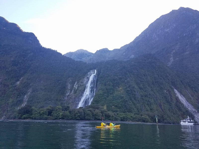 Kayaking Milford Sound