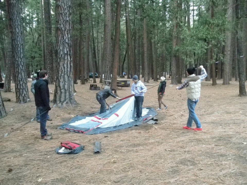 Setting Up Camp