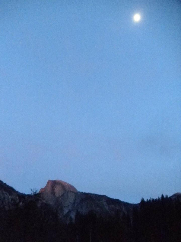 Half Dome at Night