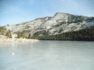 Frozen Tenaya Lake