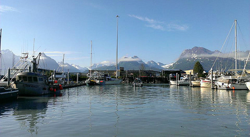 Morning at Valdez Harbour