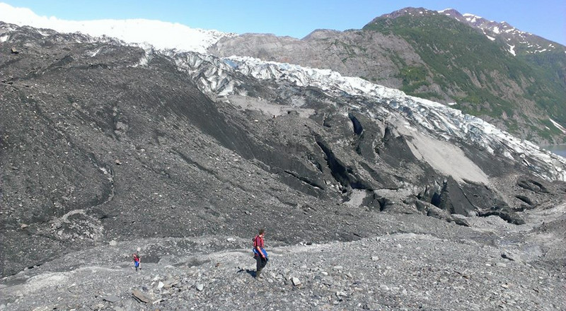 Hiking Around Shoup Glacier