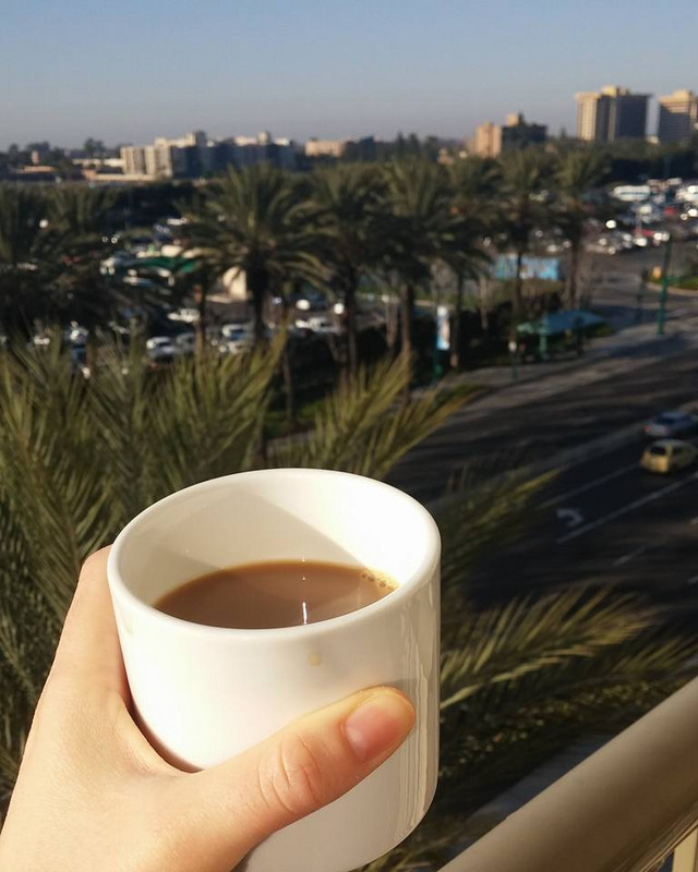 Coffee with a View- Good morning, Anaheim!
