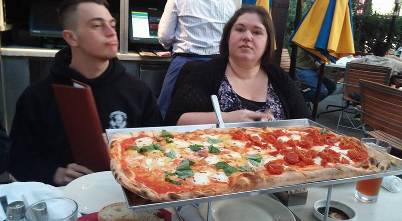 Huge Delicious Pizza at Napoli&#39;s