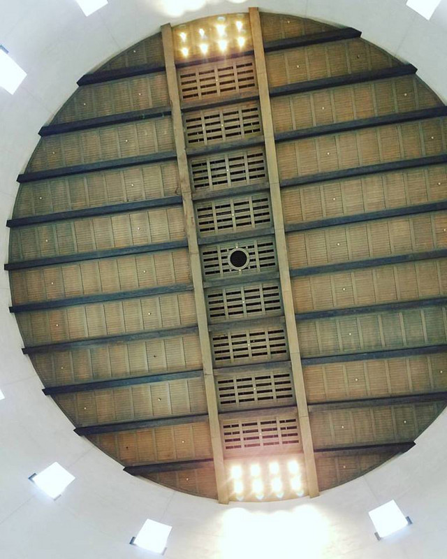 Ceiling of the Convention Center
