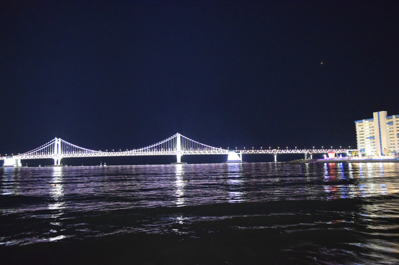 Gwangan Bridge  at night