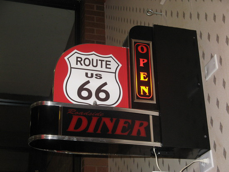 Diner Sign at our Motel