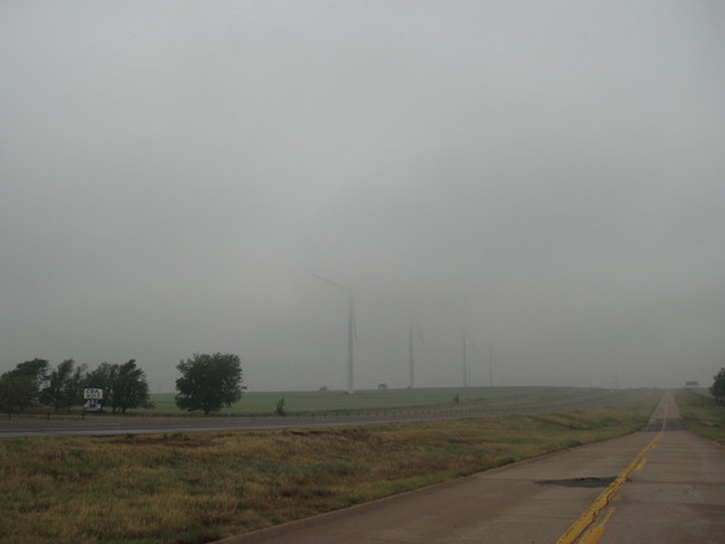 Some more R66 and Wind Turbines in the fog