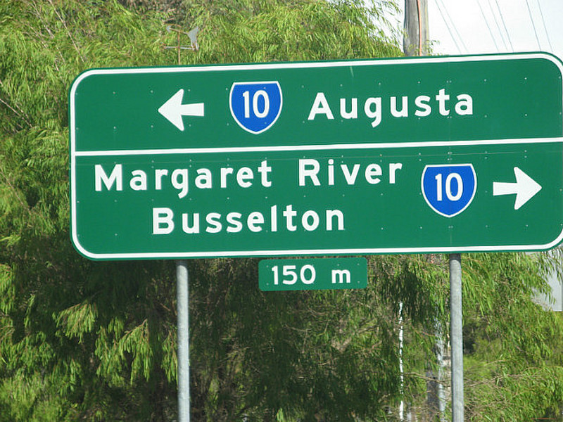 Margaret River is not far away