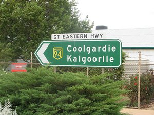 On the road to Kalgoorlie