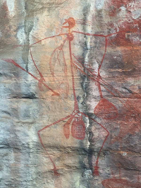 Well preserved Aboriginal rockart