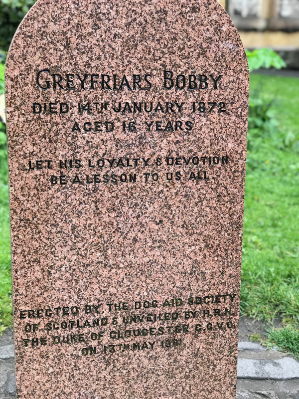 Greyfrier Bobby's Grave