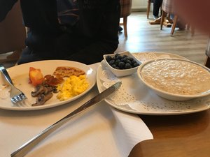 Dot's Scottish Breakfast at our B&B